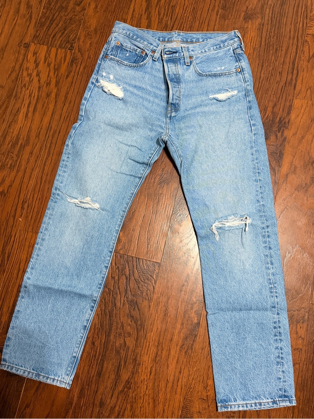 Levi’s High Waisted Straight Leg Jean